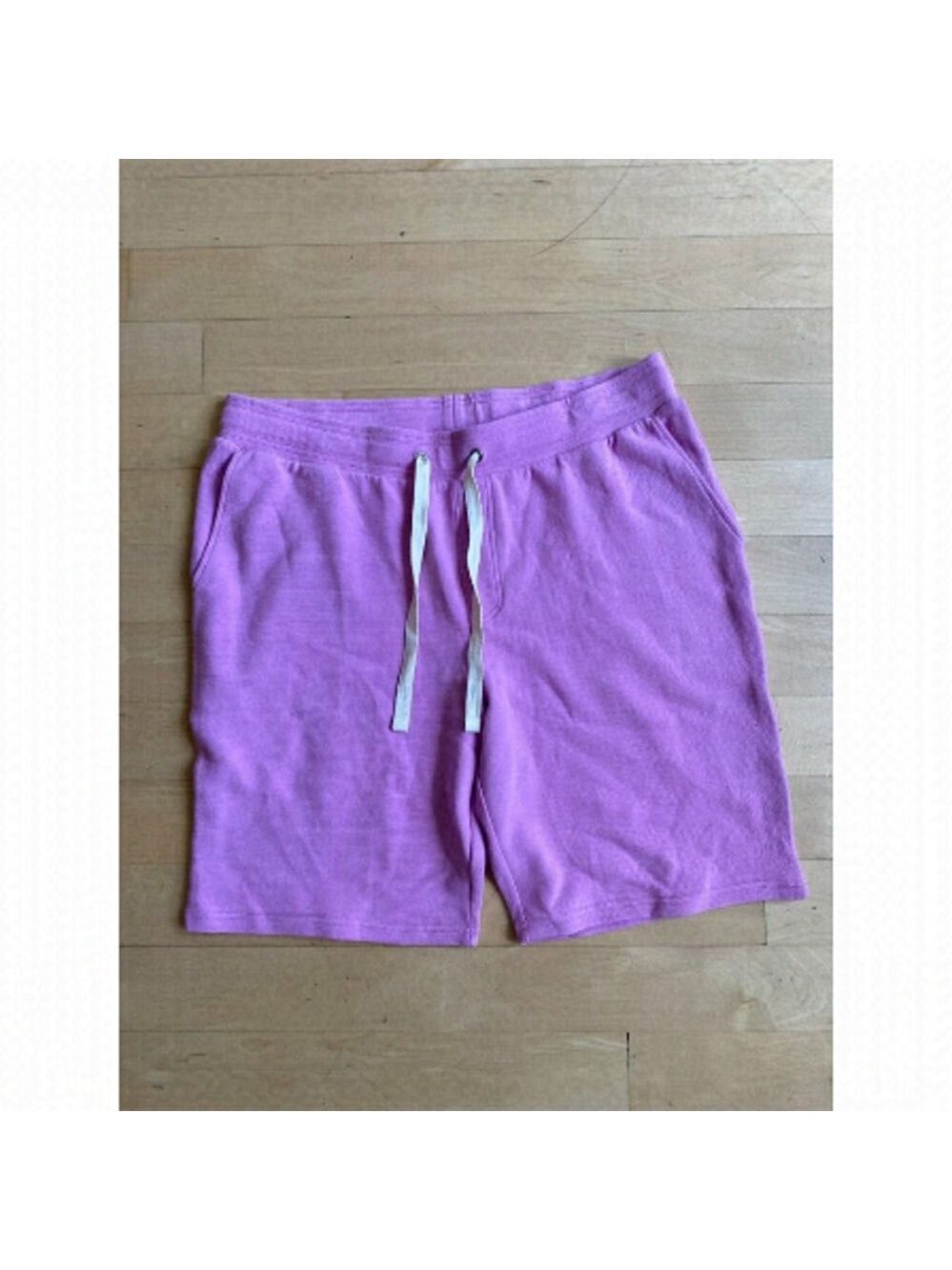 ABOUND Drawstring shorts in purple lily stretch ribbed casual men's sz Xlarge